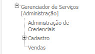 MenuCredencialServiço