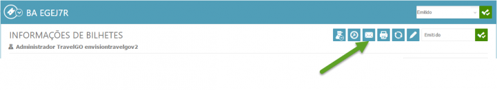 Como enviar bilhetes por e-mail no TravelAgent